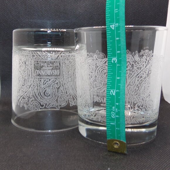 Disaronno Wears ETRO 2016 Limited Edition Rocks Old Fashioned Glass12oz Set of 2 - Picture 3 of 8